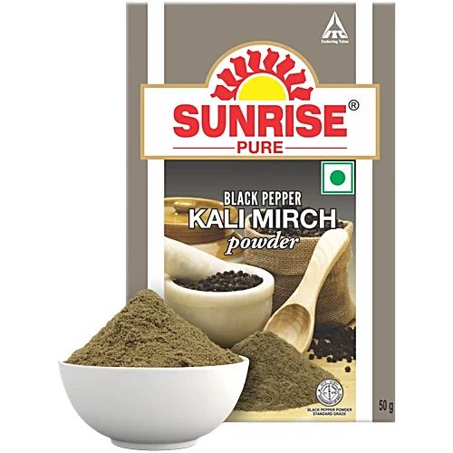 Sunrise kalimirch powder box 50gm