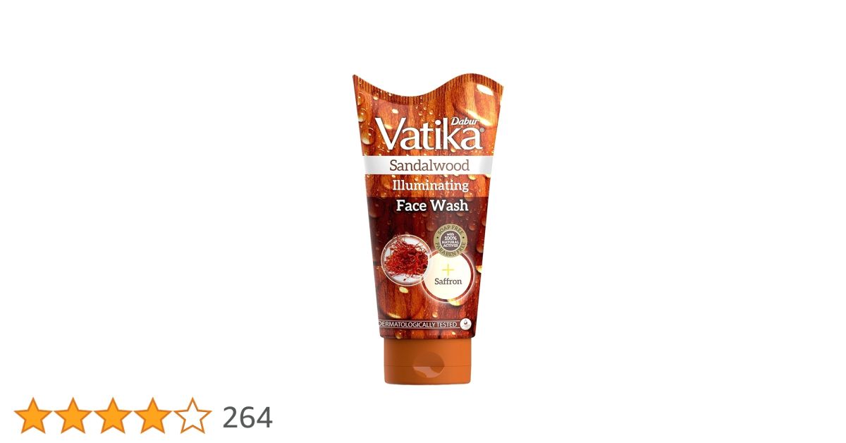 Dabur vatika face wash sandalwood 150ml