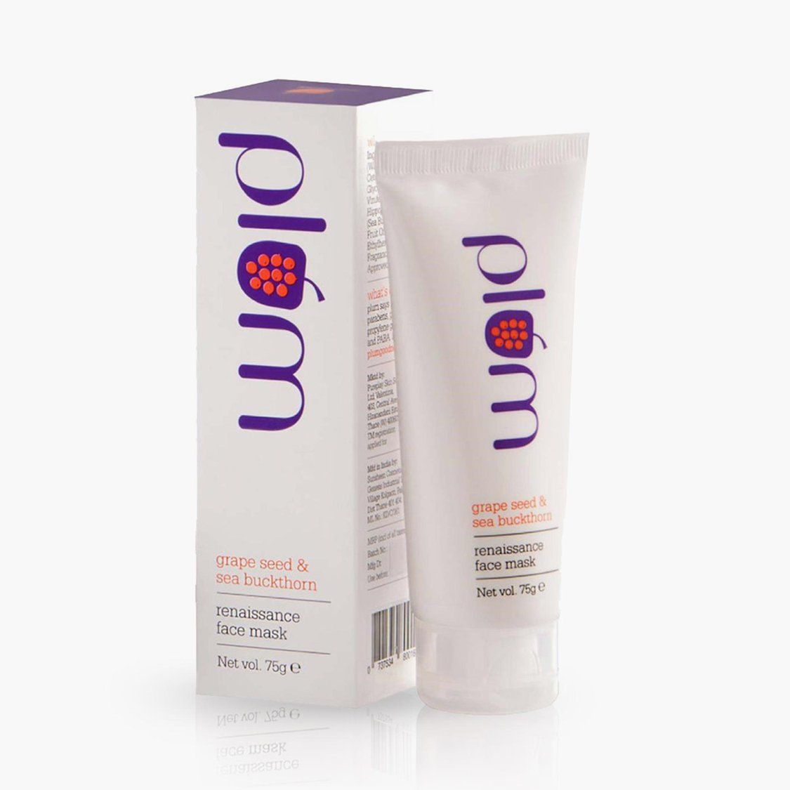 Plam grape seed & sea buckthorn face mask 75gm