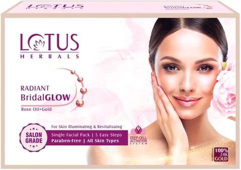 Lotus radiant bridal glow salon grade 50gm