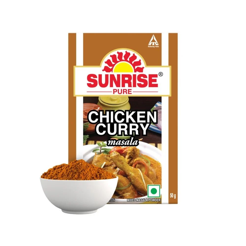 Sunrise chicken curry box 50gm