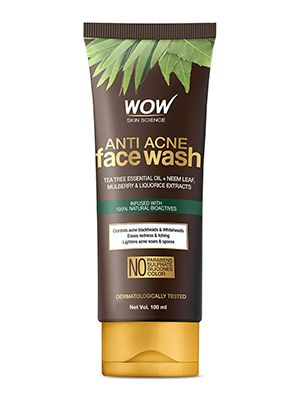 Wow anti acne face wash 100ml